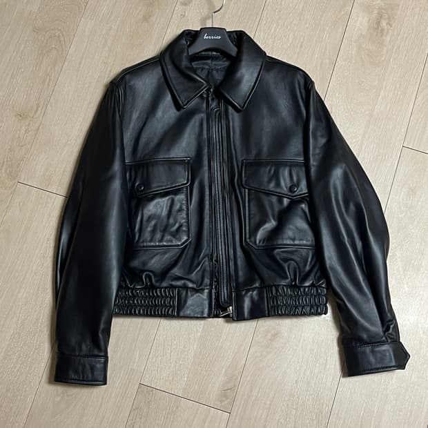 레프트서울 램스킨 라이더자켓