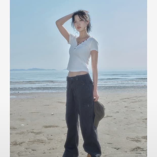 JED CARGO PANTS / CHARCOAL