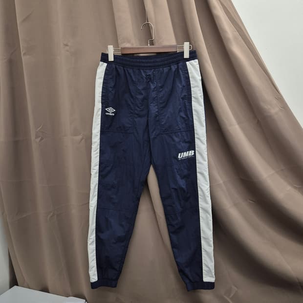 엄브로 HBL 스포티 캐주얼 우븐 조거 팬츠 L