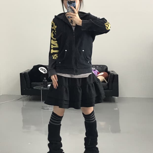  Roni Y2k GraphicZip Up Hoodies