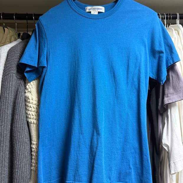 꼼데가르송 셔츠라인 / 백로고 티셔츠