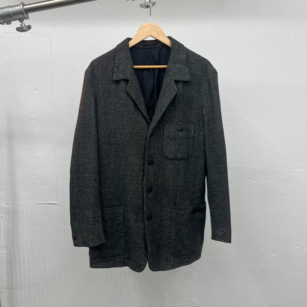 [XL] ISSEY MIYAKE MEN WOOL BLAZER JACKET