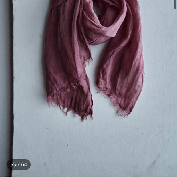모노 프리베 Textured Pintuck Scarf