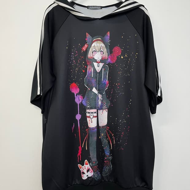 고어룩 지뢰 Ankorock 프린팅 반팔