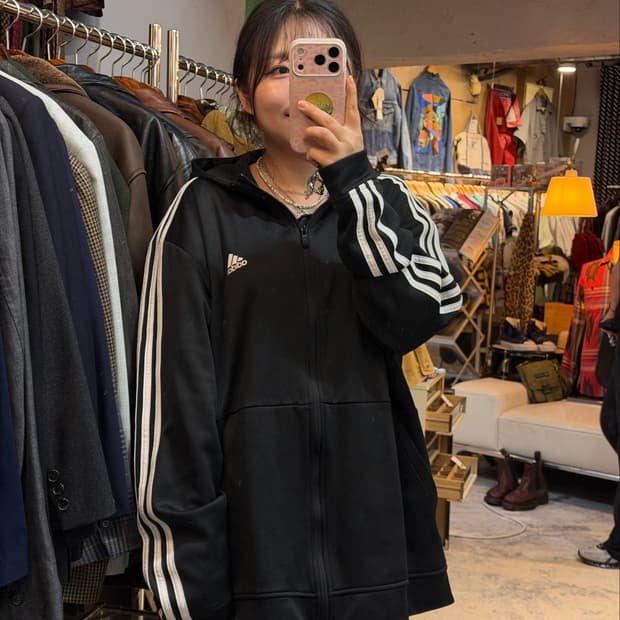 ADIDAS 3-stripes hooded jersey
