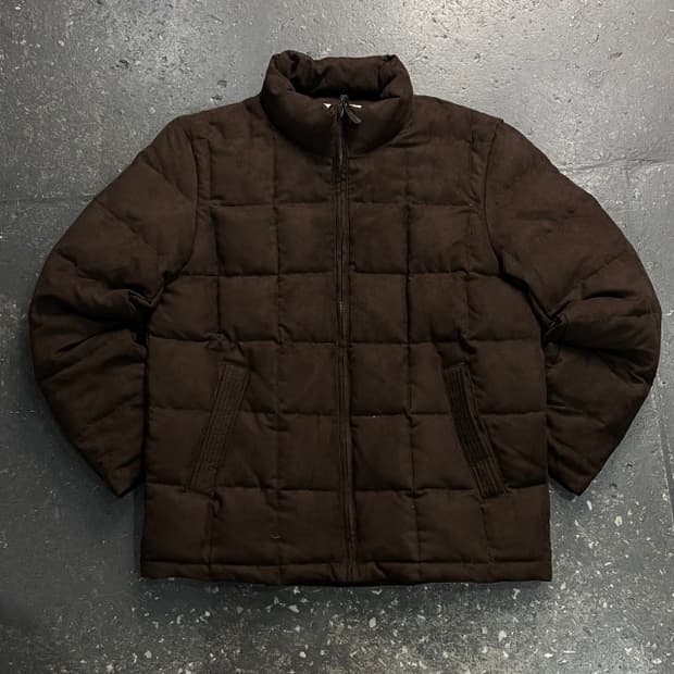 100 헨리코튼 골프 스웨이드 경량 패딩 