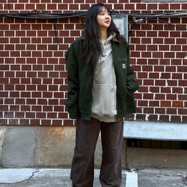 칼하트 디트로이트 자켓 칼하트 후드집업 칼하트 카펜터 코디