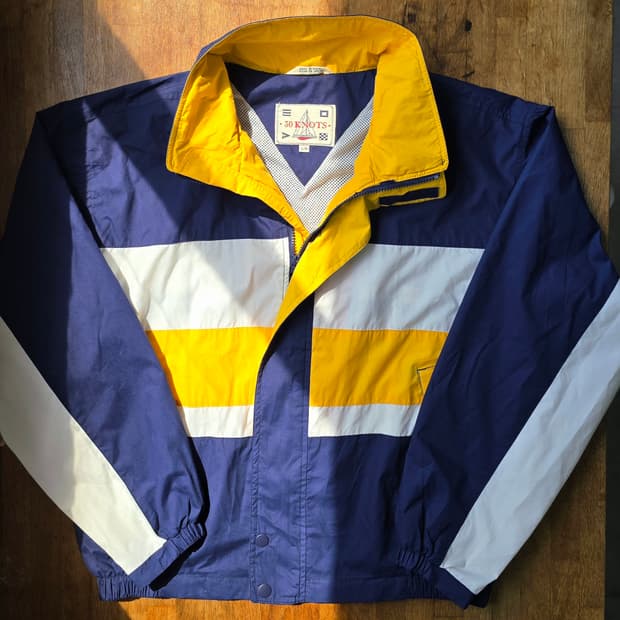 빈티지 블루종 점퍼 자켓 Made In Macau 