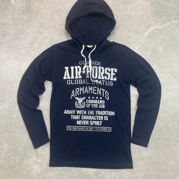 일본 빈티지 와플 후드 티셔츠