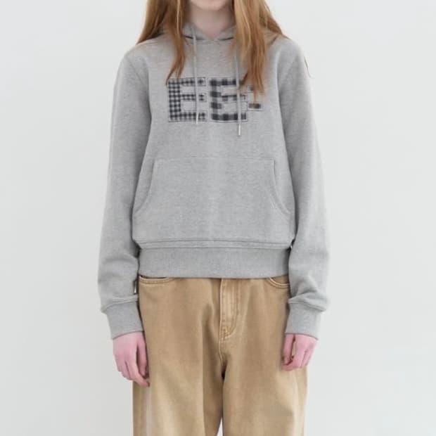 엔조블루스 픽셀 로고 후디