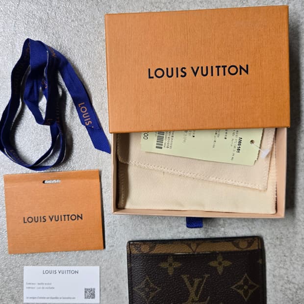 루이비통 모노그램 카드지갑