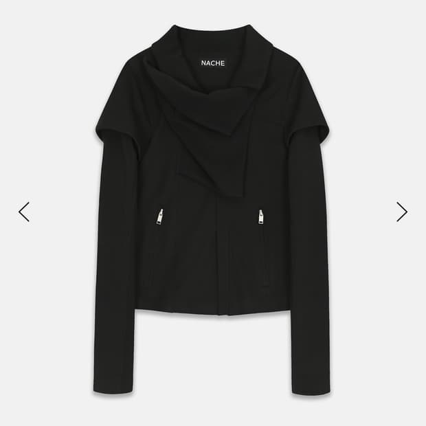 나체 nache 2-WAY SLIM COTTON RIDER JACKET
