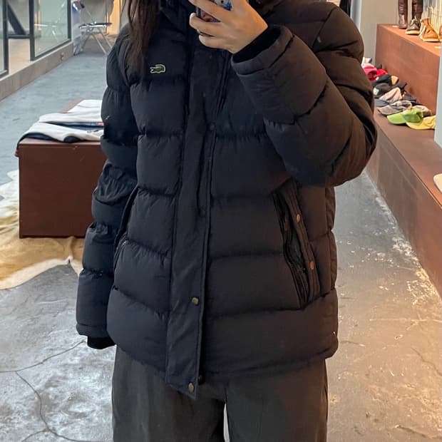 라코스테 구스 다운 패딩 H235
