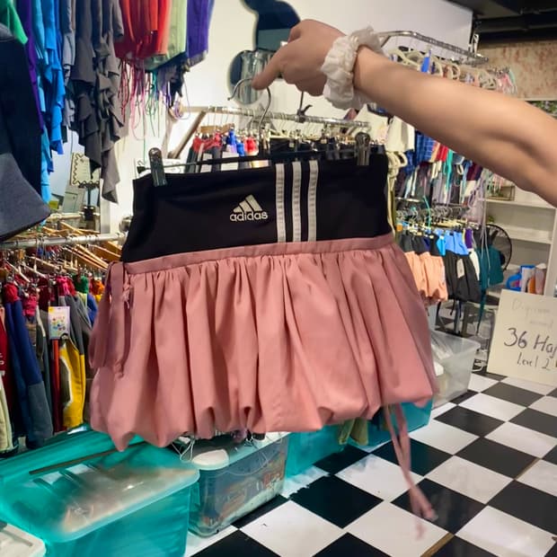 (새상품) Adidas balloon 스커트 