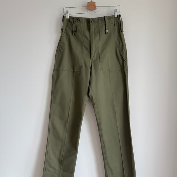 Pre owned 밀리터리 코튼 팬츠(OPTI ZIP)