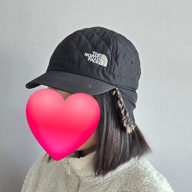 노스페이스 웜 이어머프 캠프캡 블랙