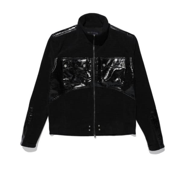 오퍼스 컴벳 레더 패치 니트