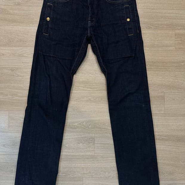 솔로이스트 디테일 데님 팬츠