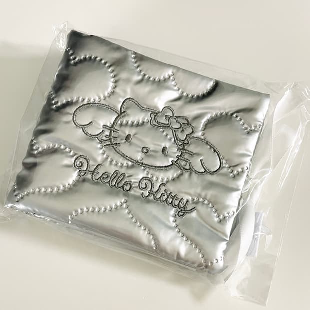 헬로키티 퀼팅 리본 앨범 콜렉트 북 실버