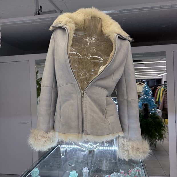 real leather shearling jacket