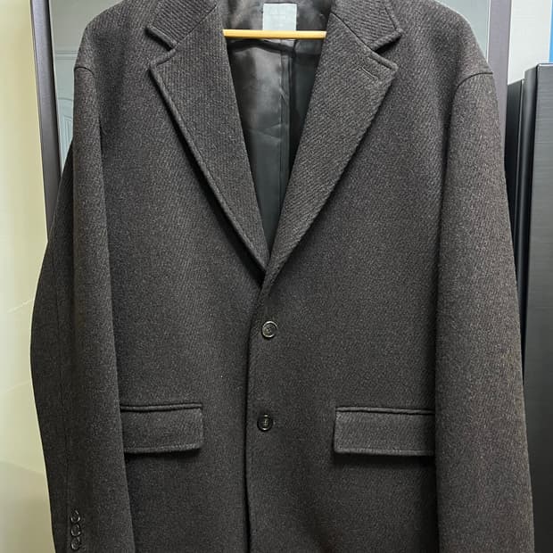 어나더오피스 울 블레이져 브라운