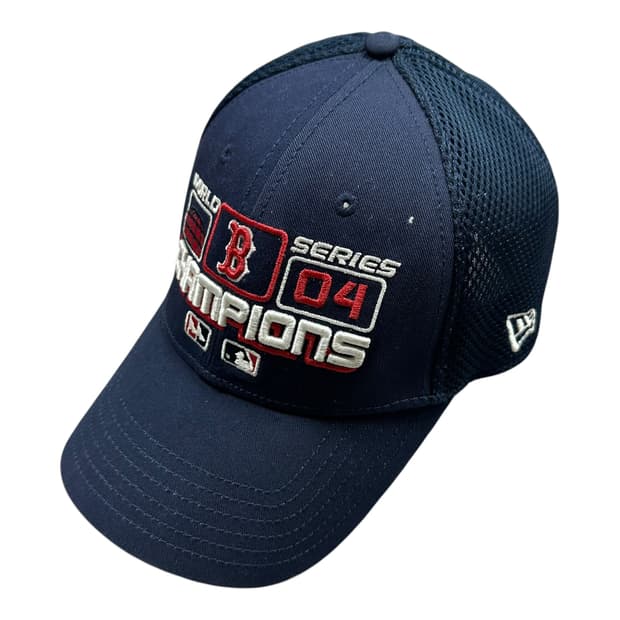 ✨ (바배) 뉴에라 2004 보스턴 월드 시리즈 챔피언스 어센틱 볼캡 모