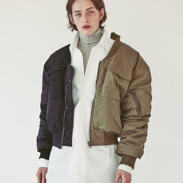 오파츠 ma-1(래퍼 행주 착용)