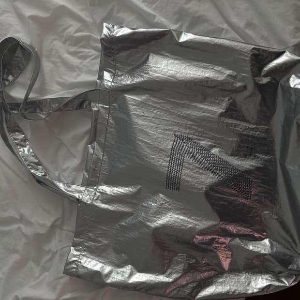 머듈 실버 팝업백