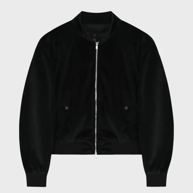 준느 j38 벨벳 바라쿠타 자켓 블랙 L