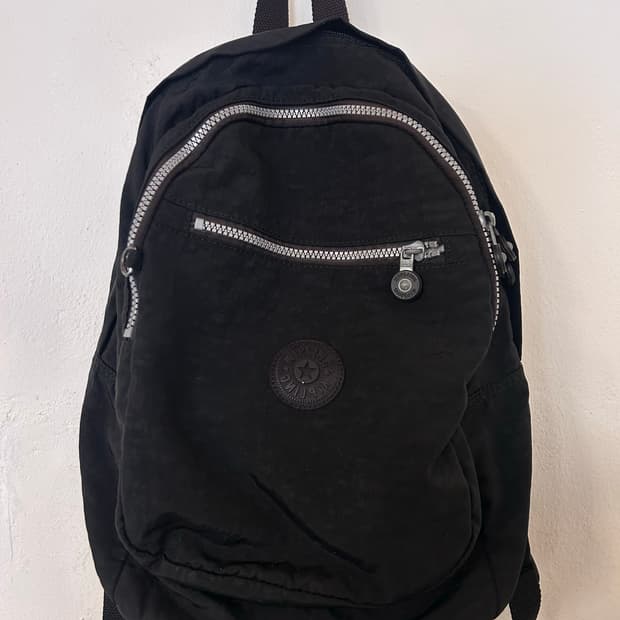 키플링 블랙 백팩