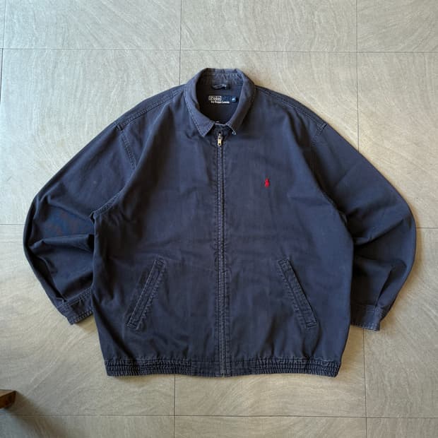 폴로 정품 네이비 스윙톱 자켓