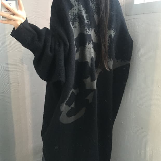 Y-3 18AW 유니버셜 펠트 가디건