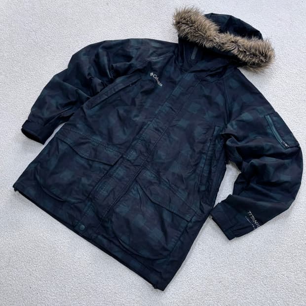 M 컬럼비아 나일론 바람막이 자켓 0326E