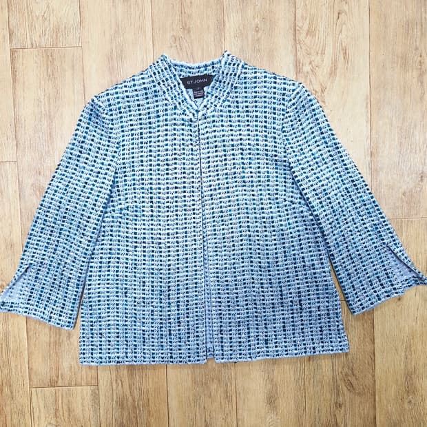 센존(ST.JOHN) 트위드가디건 44-55 새상품