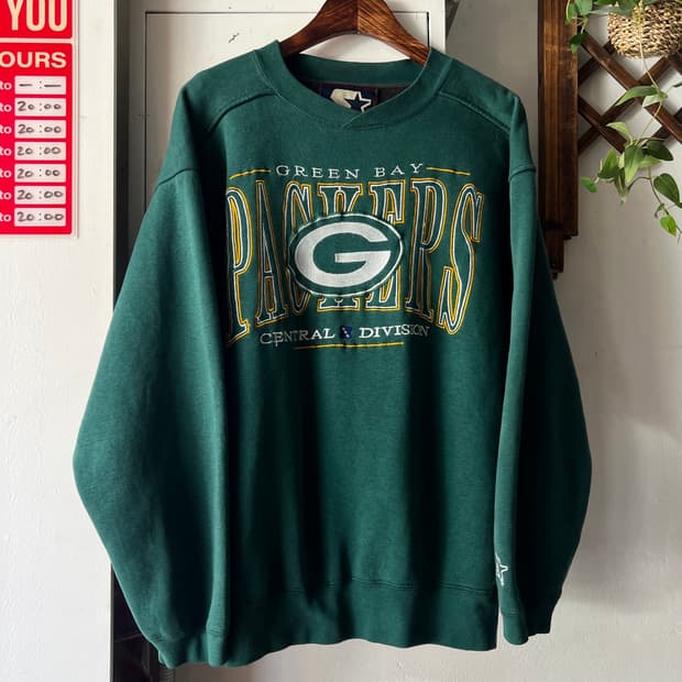 [M]90's 스타터 USA NFL G-PACKERS 스웻셔츠