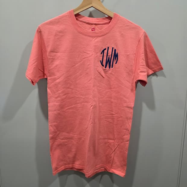 헤인즈(Hanes) 코랄 핑크 포켓 반팔 티셔츠