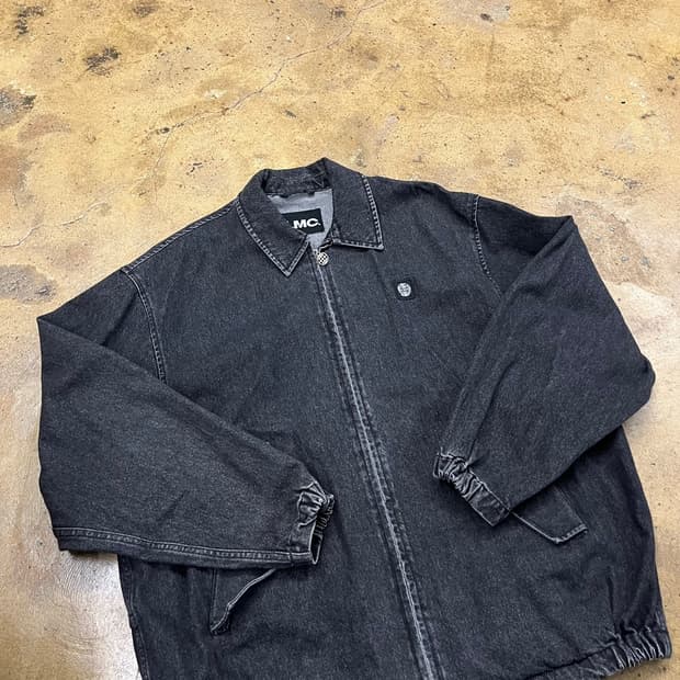 [정품/M] LMC 투웨이 흑청 블루종 자켓 b16