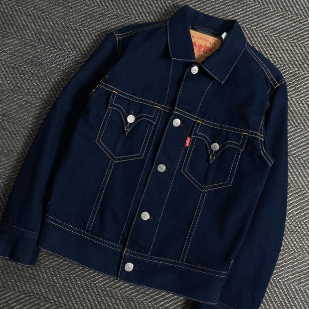 리바이스 Type1 타입원 데님 크러커 자켓y 3799