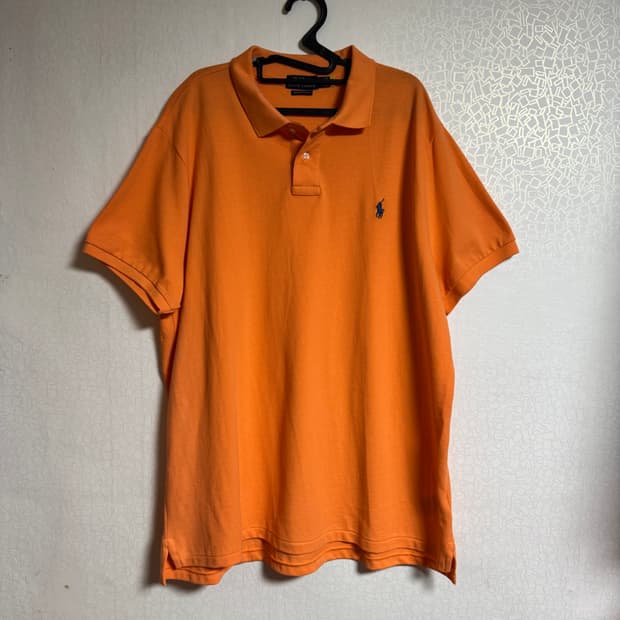 폴로 오렌지 반팔 카라티 팝니다