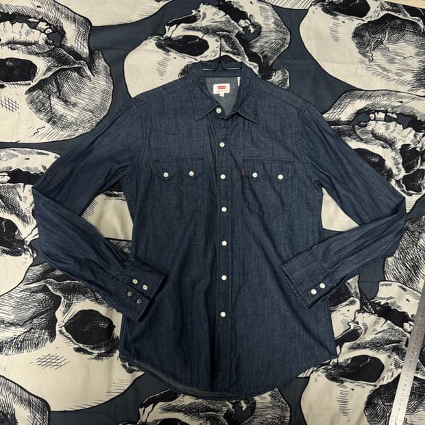 리바이스 웨스턴 데님셔츠 S사이즈 