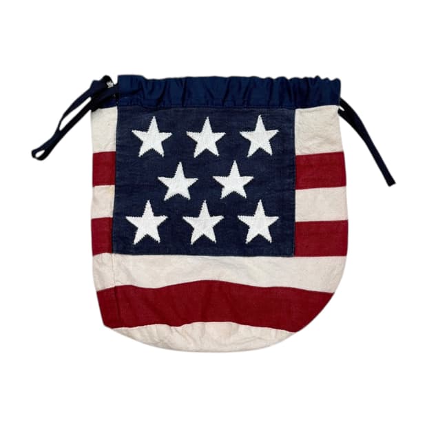 폴로 랄프로렌 성조기 리버서블 양면 복조리 파우치 가방