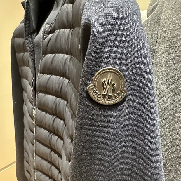 몽클레어 니트패딩 M 블랙와펜