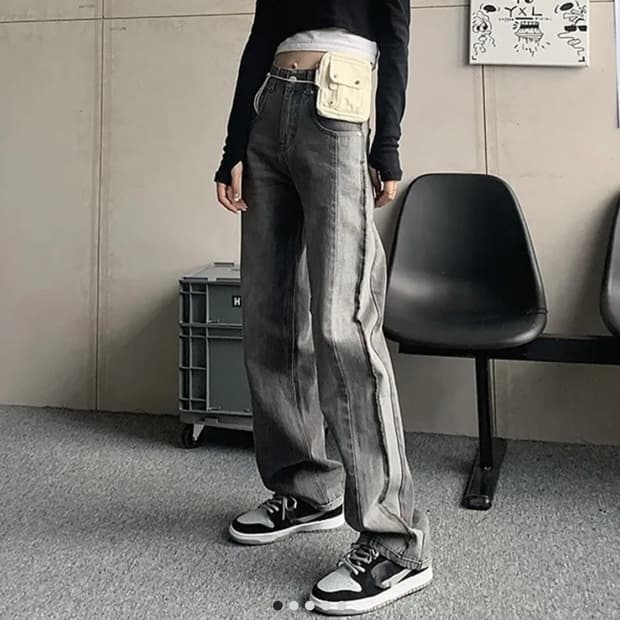 체벤 데님 팬츠