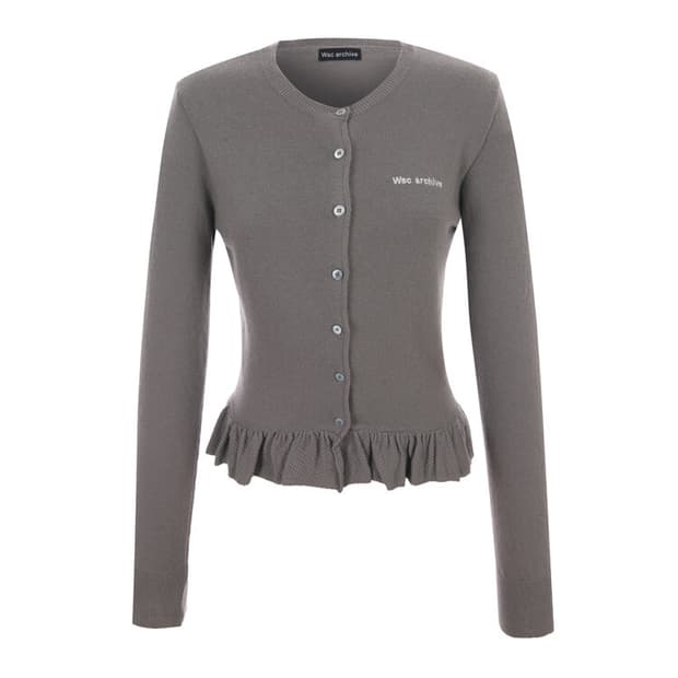 wsc archive 아카이브 Frilling cardigan 가디건