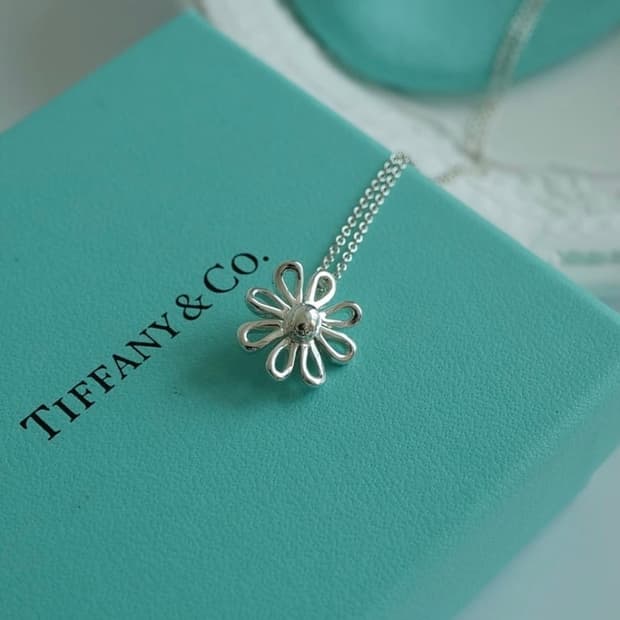 티파니앤코 데이지 실버 목걸이