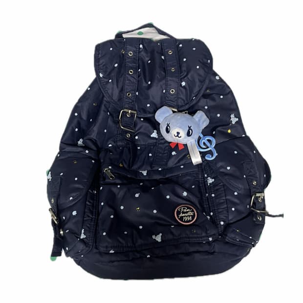 폼포넷 패딩재질 네이비 백팩 🌀