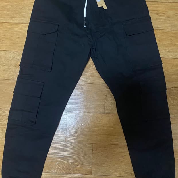 조거 카고팬츠 블랙