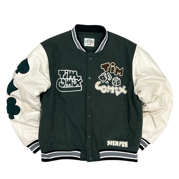 팀코믹스 누빔 바시티자켓(M)