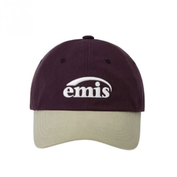 이미스 투톤 배색 모자