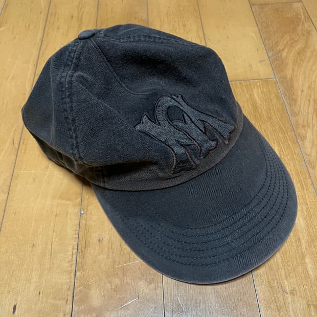 mpq 빅바이저 캡 블랙워시드